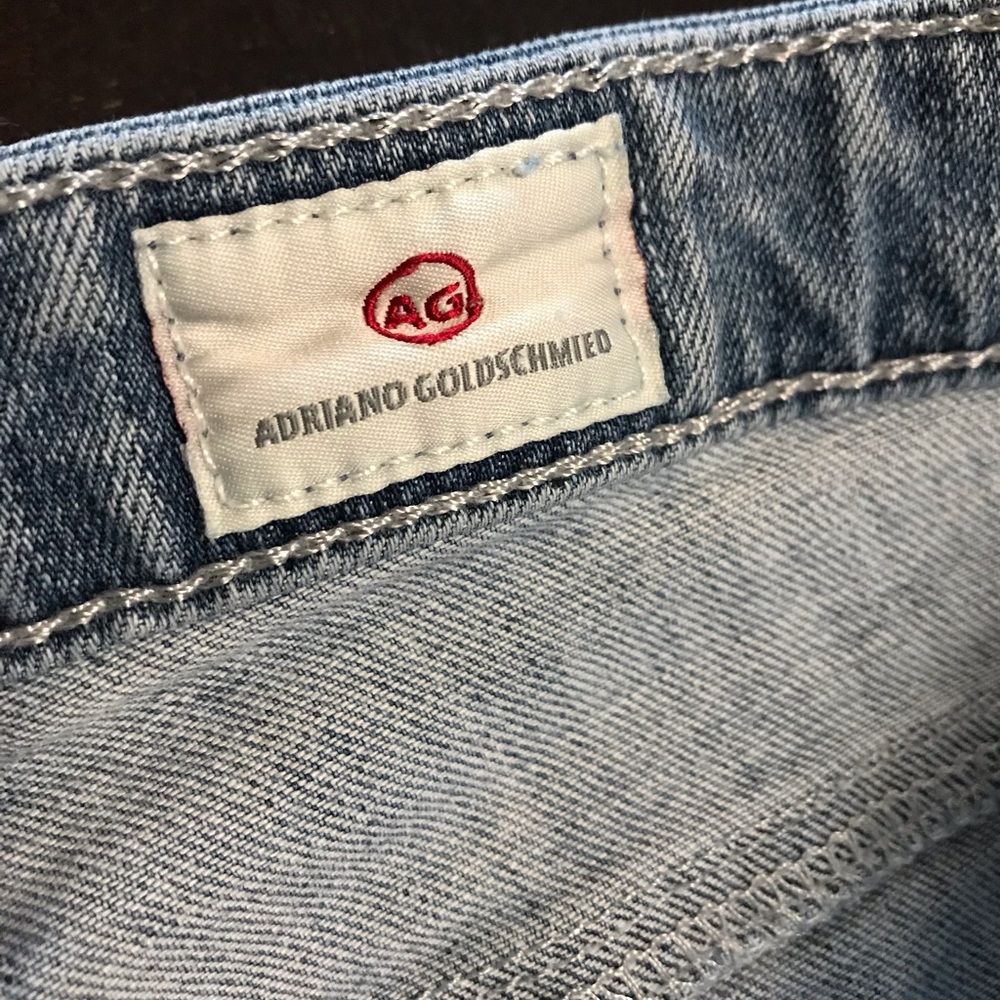 AG Adriano Goldschmied jeans 26r 26 distress STEVIE ANKLE slim straight - Picture 6 of 12